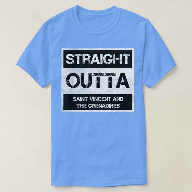 Camiseta Hetero do Santo Vincent and Grenadines Tr (Frente do Design)