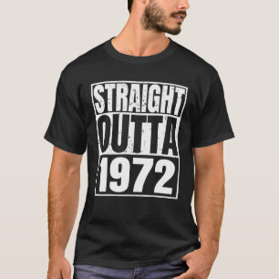 Camiseta Hetero Engraçado Outta 1972 50º aniversário Oferec