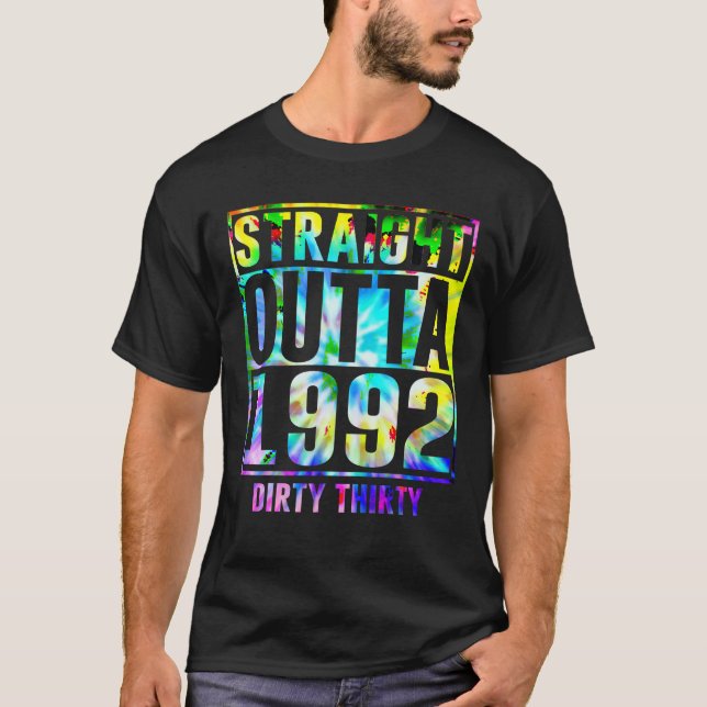 Camiseta Hetero Extraído 1992 Sujo 30 30 Birthd (Frente)