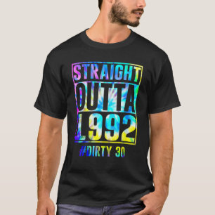 Camiseta Hetero Extraído 1992 Sujo 30 30 Birthd