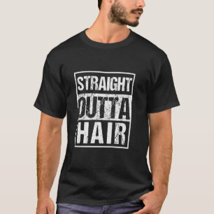 Camiseta Hetero Extraído Cabelo Sem Cabelo Perda Sem Cabelo