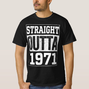 Camiseta Hetero Fora 1971, Presente De Aniversário Feliz D
