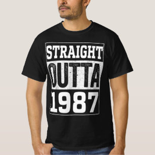 Camiseta Hetero Fora 1987, Presente De Aniversário Feliz D