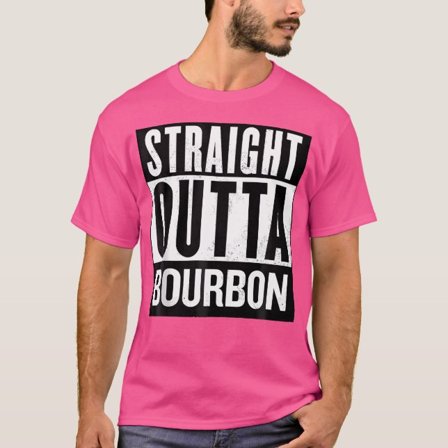 Camiseta Hetero Fora Bourbon, Homens E Mulheres Legal Engra (Frente)