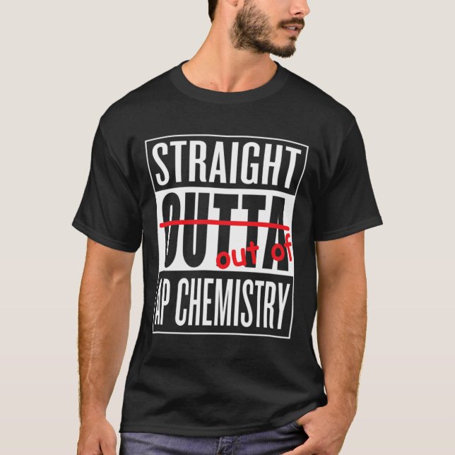 Camiseta Hetero fora da AP Química T Shirt Teacher Study (Frente)