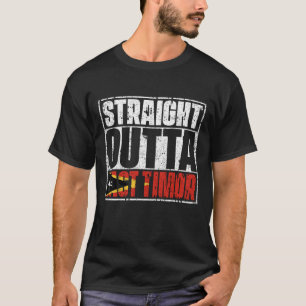 Camiseta Hetero fora da bandeira de Timor Leste