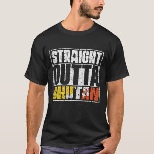 Camiseta Hetero Fora da Bandeira do Butão