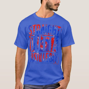 Camiseta Hetero Fora da Bastilha Dia Engraçado Tie Dye Fran