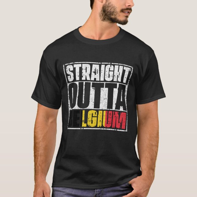 Camiseta Hetero fora da Bélgica (Frente)