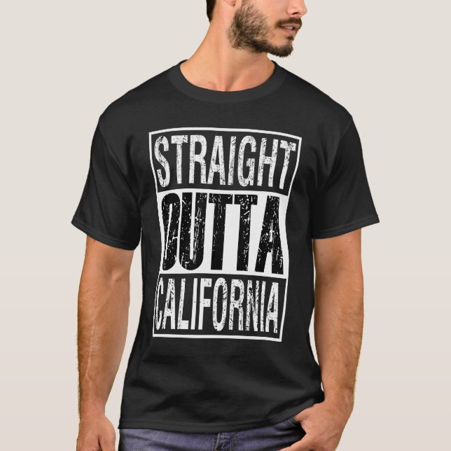 Camiseta Hetero fora da Califórnia (Frente)