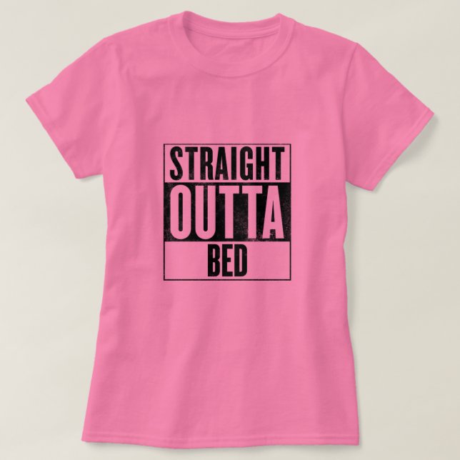 Camiseta Hetero Fora da Cama Superior (Frente do Design)