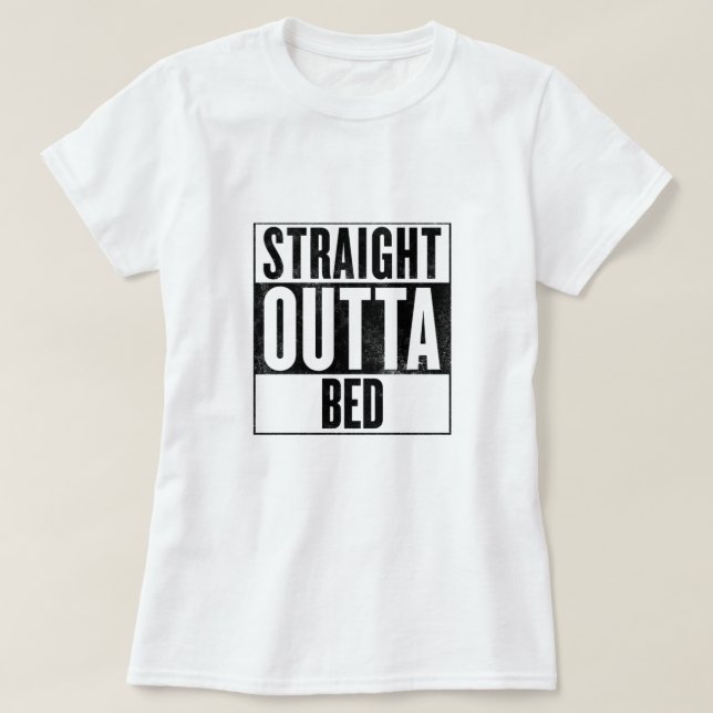 Camiseta Hetero Fora da Cama Superior (Frente do Design)