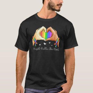 Camiseta Hetero Fora da Chuva do Orgulho de Fechamento Lgbt