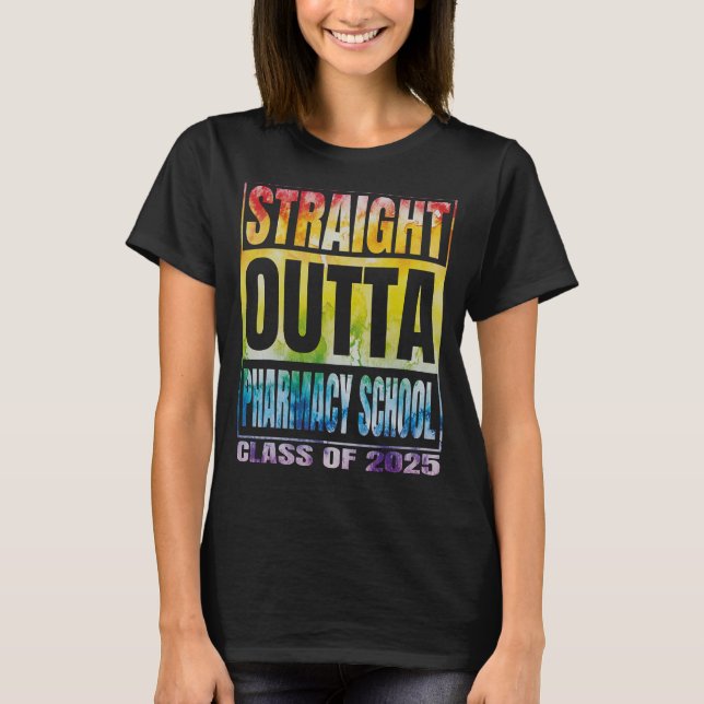 Camiseta Hetero Fora Da Classe De Graduação Da Faculdade De (Frente)