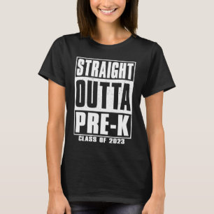 Camiseta Hetero Fora Da Classe De Graduação Escolar Pré-k D