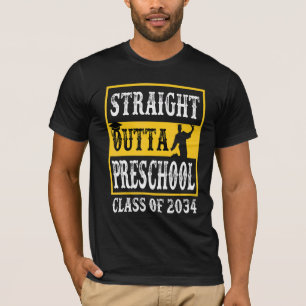 Camiseta Hetero Fora Da Classe De Pré-Escolas De 2034 Cresc