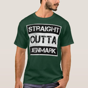 Camiseta Hetero Fora da Dinamarca Viajante - País Presente