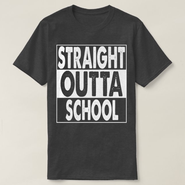 Camiseta Hetero fora da escola (Frente do Design)
