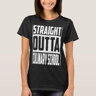 Camiseta Hetero Fora da Escola Culinária Graduação Crianças