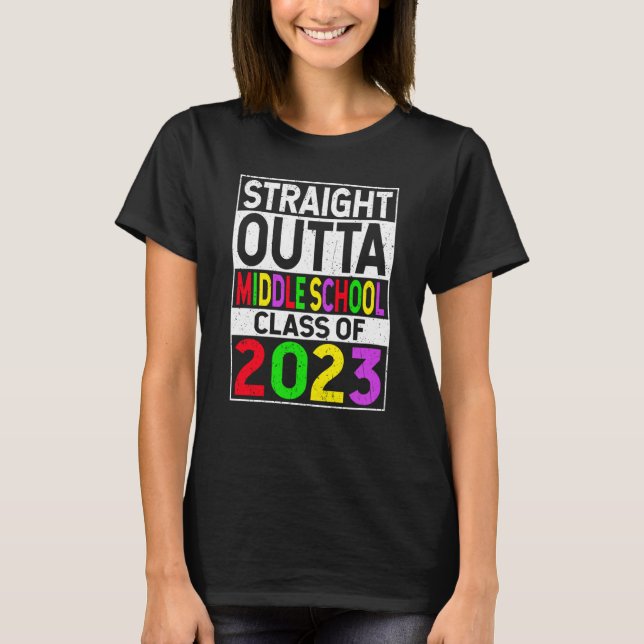 Camiseta Hetero fora da escola média 2023 (Frente)
