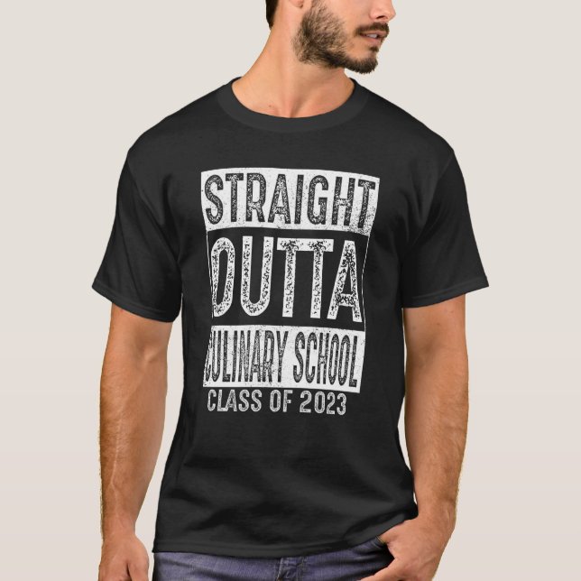 Camiseta Hetero Fora da Escola Secundária Classe 2023 (Frente)