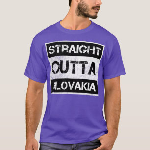 Camiseta Hetero Fora Da Eslováquia Viajante - País De Prese