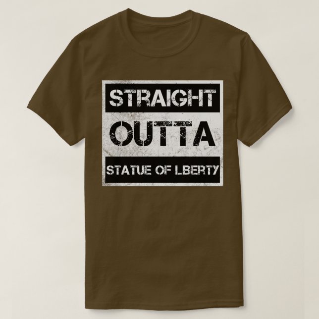 Camiseta Hetero fora da estátua do Monumento Nacional da Li (Frente do Design)