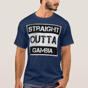 Camiseta Hetero Fora da Gâmbia Viajante - País Presente