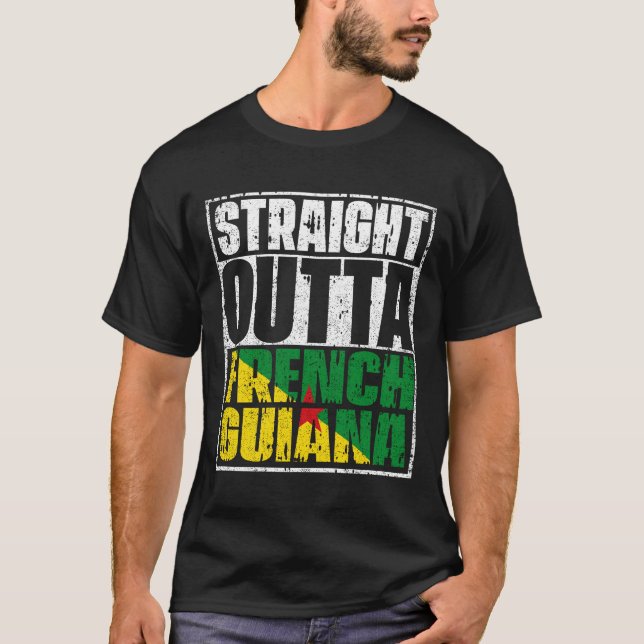 Camiseta Hetero Fora da Guiana Francesa (Frente)