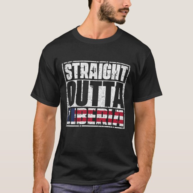 Camiseta Hetero fora da Libéria (Frente)
