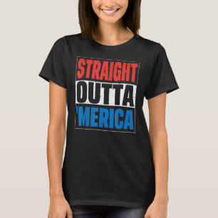 Camiseta Hetero Fora Da Merica 4 De Julho Patriota Da Bande