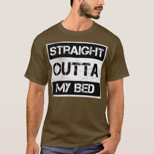 Camiseta Hetero Fora Da Minha Vintagem Da Cama Afetou Souve