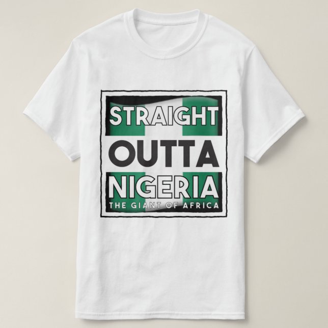 Camiseta Hetero fora da Nigéria (Frente do Design)