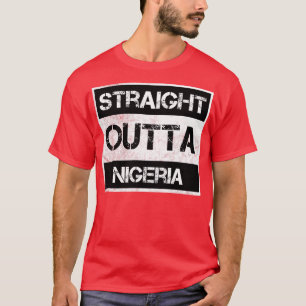 Camiseta Hetero Fora da Nigéria Viajante - País Presente Ex