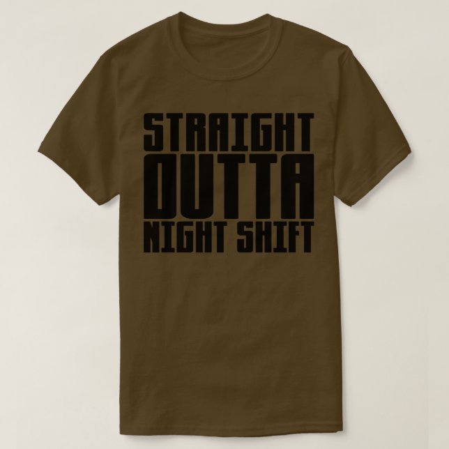 Camiseta Hetero fora da noite Turno 1 (Frente do Design)