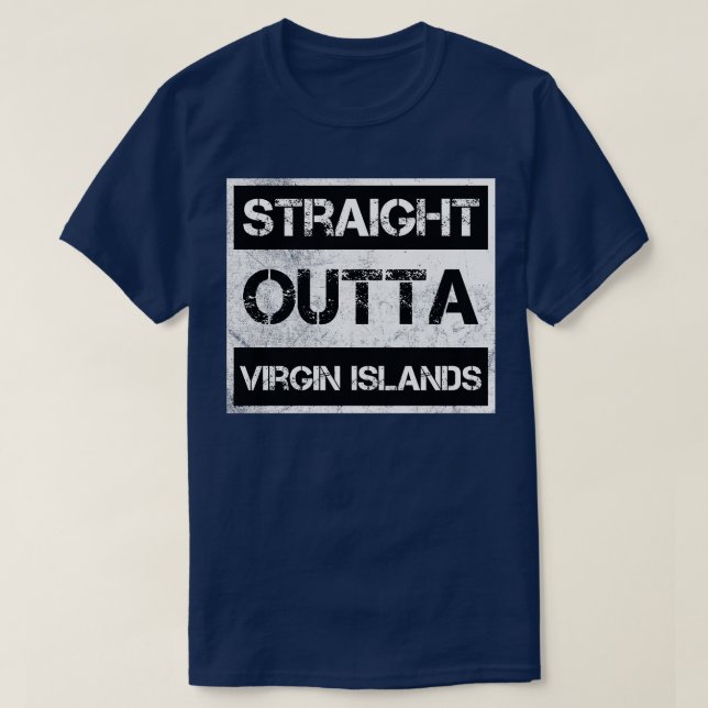 Camiseta Hetero fora das Ilhas Virgens Parque Nacional Vint (Frente do Design)