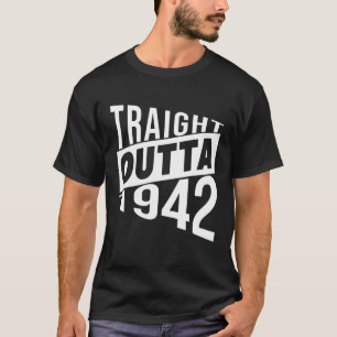 Camiseta Hetero fora de 1942 Presente de aniversário de 80