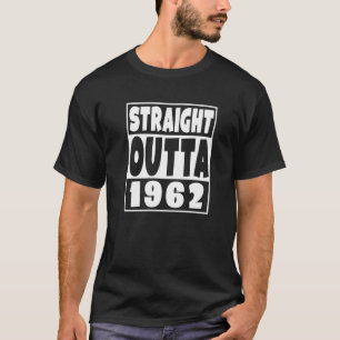 Camiseta Hetero fora de 1962 Nascer em 1962 60 anos 60º