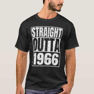 Camiseta Hetero Fora de 1966 56º Aniversário Retro 56 Anos