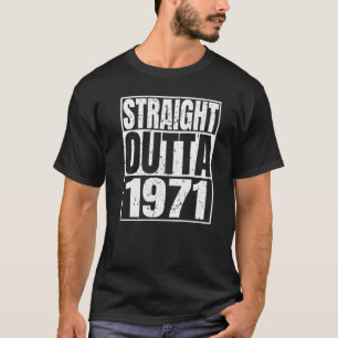 Camiseta Hetero Fora De 1971 51rua Aniversário Retro 51 Ano
