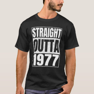 Camiseta Hetero Fora De 1977 45º Aniversário De 45 Anos Vi