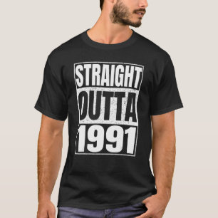 Camiseta Hetero Fora De 1991 31º Aniversário De 31 Anos Vi