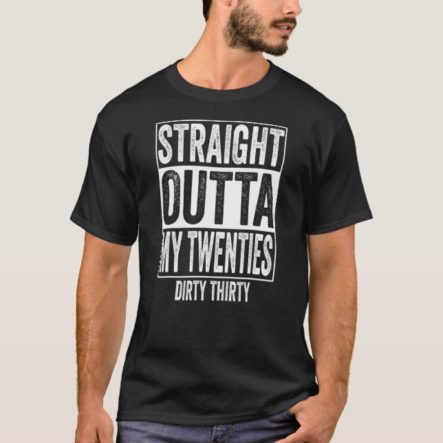 Camiseta Hetero fora de 1991 suja 30 aniversário de 30 anos (Frente)