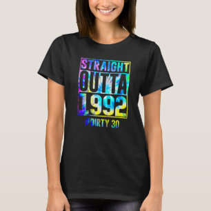 Camiseta Hetero fora de 1992 suja 30 aniversário de 30 anos