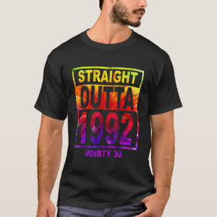 Camiseta Hetero fora de 1992 suja 30 aniversário de 30 anos