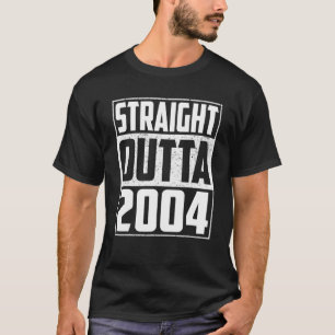 Camiseta Hetero Fora De 2004 18º Aniversário Presentes Vint