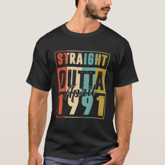 Camiseta Hetero Fora De Abril De 1991 Vintage Men Women 31S
