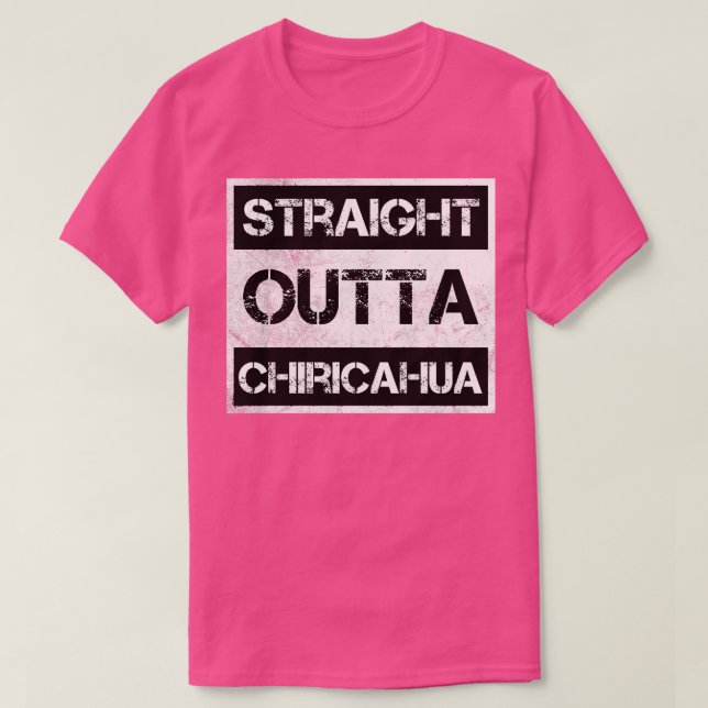 Camiseta Hetero Fora de Chiricahua Monumento Nacional Vinta (Frente do Design)
