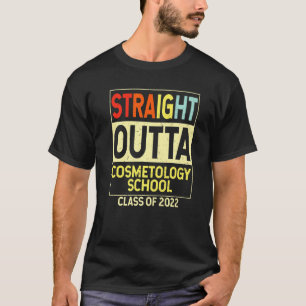 Camiseta Hetero Fora de Cosmetologia Classe de Graduação Es