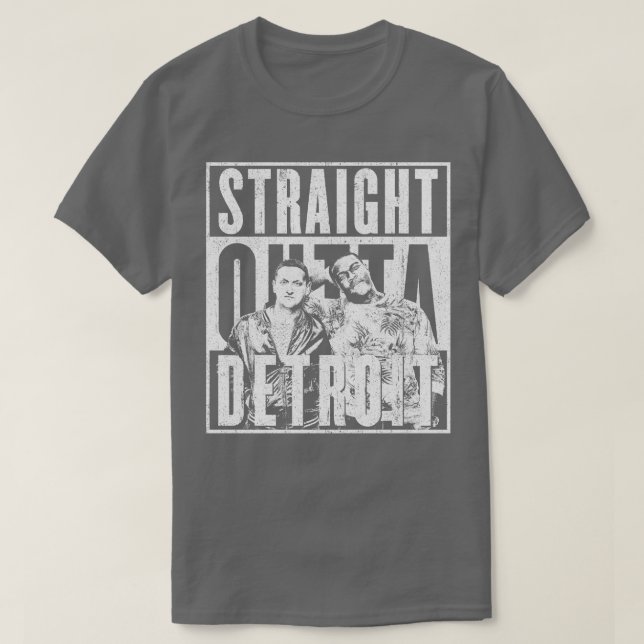 Camiseta Hetero fora de Detroit (Frente do Design)